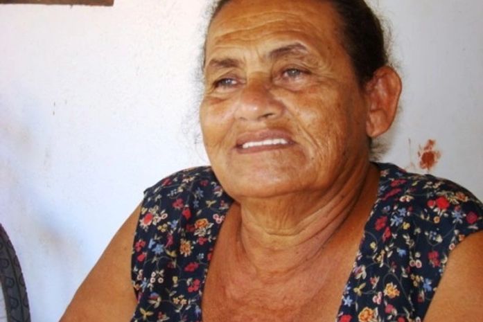 Dona Maria Cícera, de 55 anos - aluna do programa