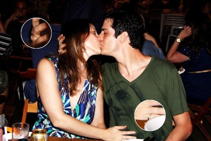 Mateus Solano e a namorada