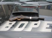 Arma encontrada com a dupla 