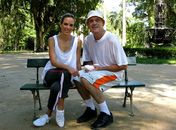 Pedro Bial e Ana Furtado 