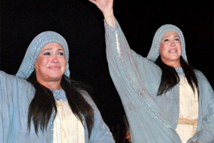 Susana Vieira sofre acidente durante ensaio da Paixão de Cristo