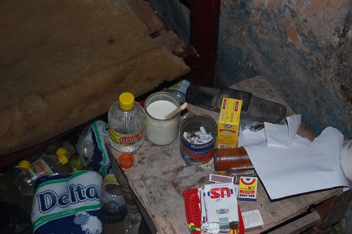 Chumbinho e corpo de leite foram encontrados ao lado do corpo 
