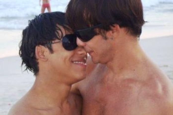 Bruno Bállico e João Neto, felizes.