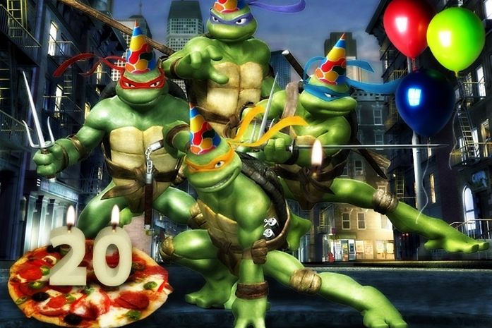 As Tartarugas Ninja completam 20 anos