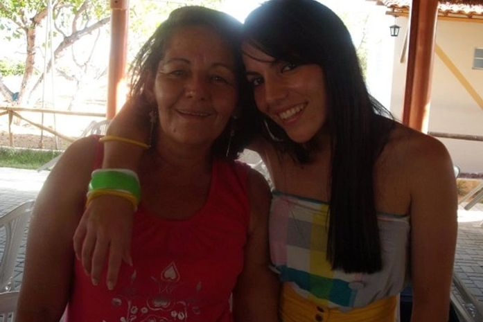 Anamara com a mãe Ana Anita