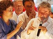Lula chora e diz que fará sucessor em evento da CUT durante comemoração do dia do trabalahador