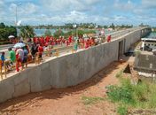 Ponte na Barra de Santo Antonio é inaugura com as presenças de Teotonio, Renan e lideranças