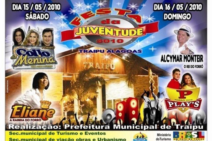 Grandes nomes do Forró animam festa da Juventude em Traipu