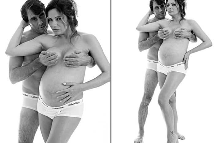 Miryan Martin e o marido posam só de cueca para celebrar união