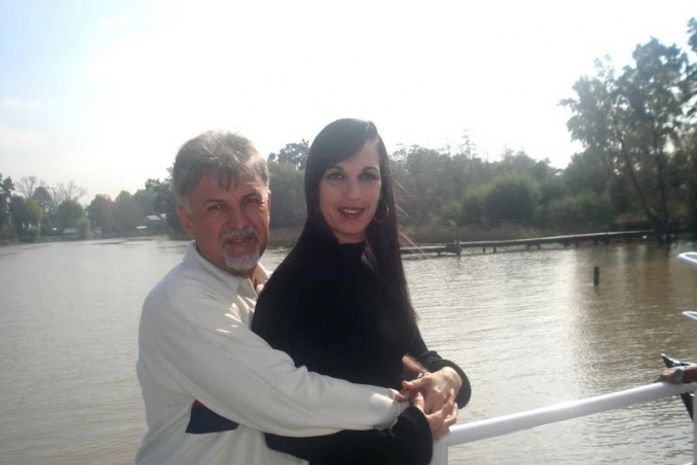 Lídiva Clark e Marcelo.