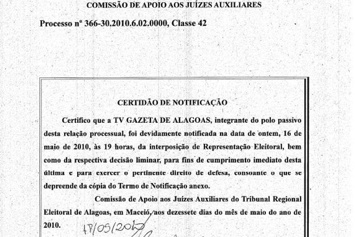 TV Gazeta foi notificada e propaganda continuou sendo veiculada
