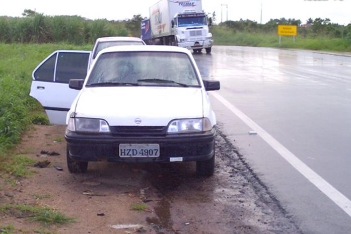 Veículo Monza, onde Nego Boi foi assassinado
