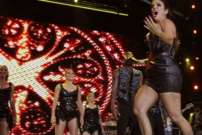 Ivete Sangalo no show do Rock in Rio Lisboa, na sexta-feira, 21