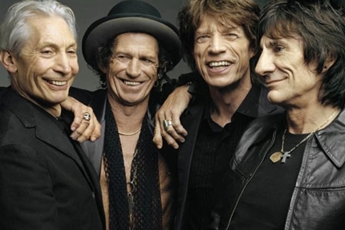 Rolling Stones estão na ponta da parada britânica