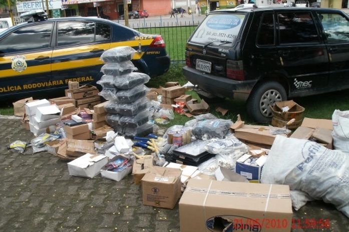 Carga apreendida pela PRF