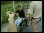 Pescador é flagrado com cadeira de rodas motorizada em estrada em SC