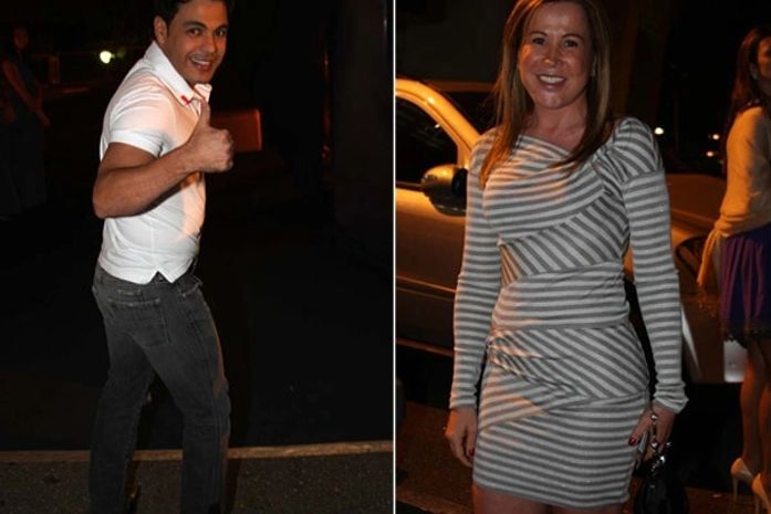 Zezé Di Camargo e a mulher Zilu