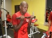 CRB treina forte a parte fisica sobre o comandos dos preparadores físicos