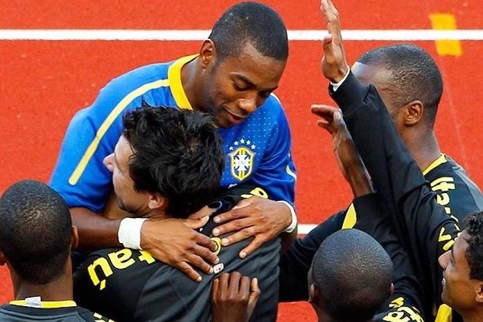 Robinho, foi com convocado
