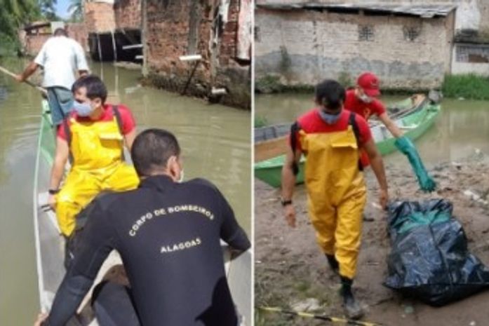 Corpo foi encontrado dentro de riacho no bairro do Bebedouro, em Maceió