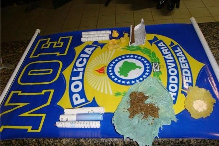 Droga encontrada com os irmãos