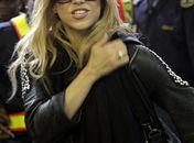 Shakira desembarca em Joanesburgo 