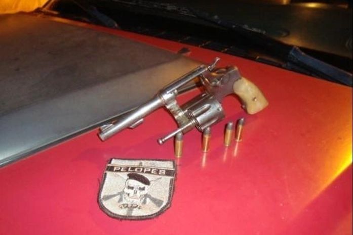 Arma apreendida em Piranhas