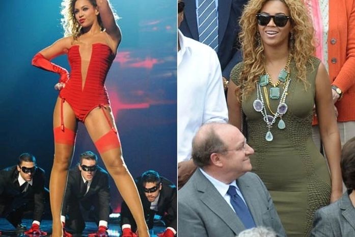 Beyoncé aparece na França com quilinhos a mais; compare!