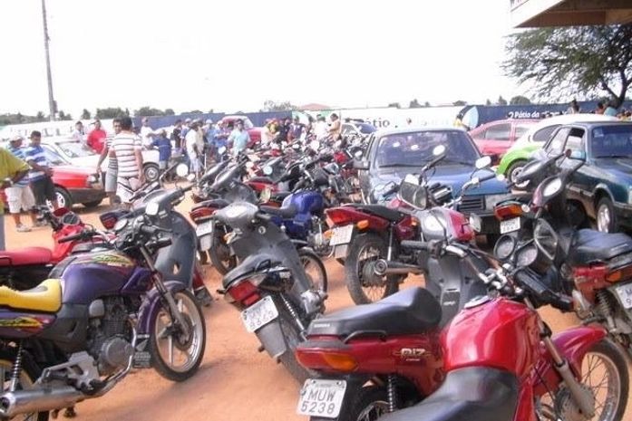 Motos apreendidas na Operação Pokemon no mês passado