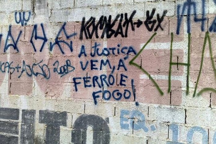 Muro de escritório de advogada morta é pichado