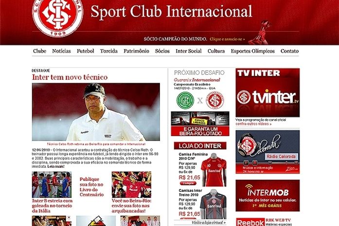 Internacional anuncia Celso Roth como novo técnico