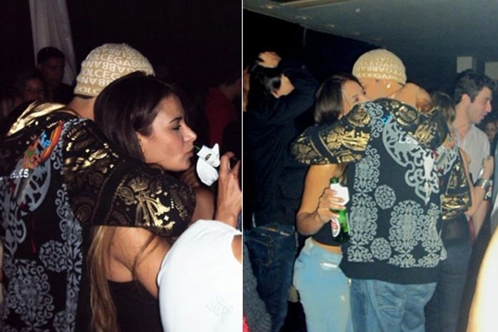 Latino e Mirella voltam às boas depois de flagra com Musa do Brasileirão