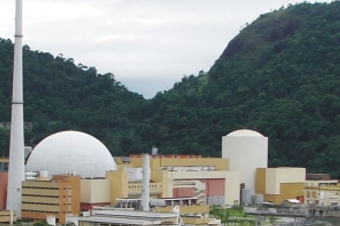 Usina Nuclear de Angra dos Reis.