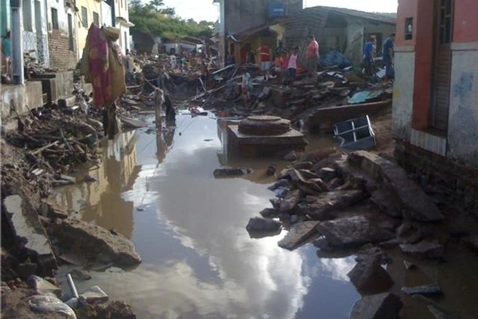 Quebrangulo após as chuvas