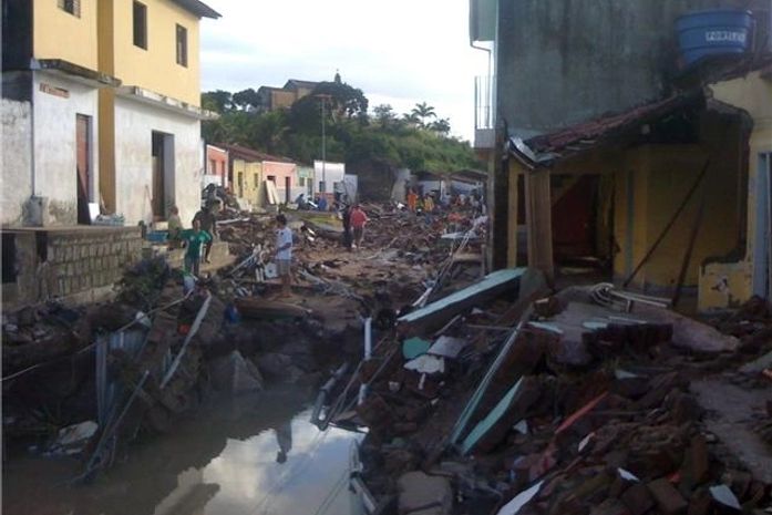 Quebrangulo após as chuvas