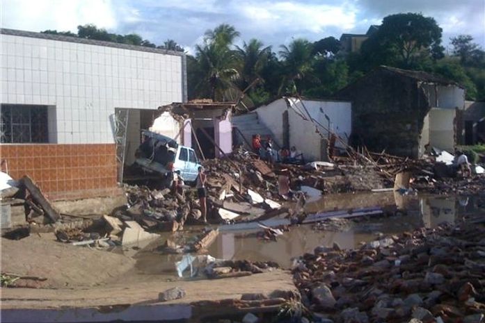 Quebrangulo após as chuvas