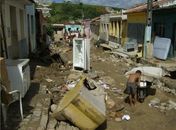 Em São José da Laje, enchente destroi ruas e casas deixaram de existir