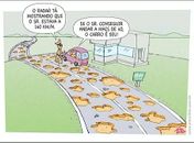 TRANSTORNO: Ruas esburacadas colocam em risco vida da população