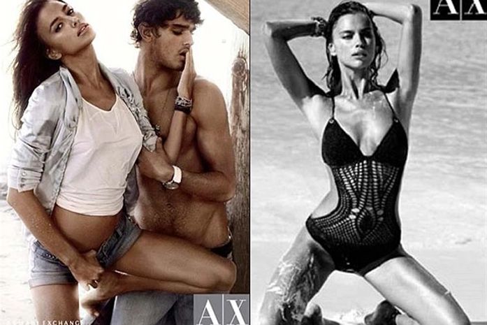 Namorada de Cristiano Ronaldo faz ensaio sensual com modelo brasileiro