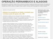 Goberno lança blog para divulgar ajuda as vítimas de PE e AL