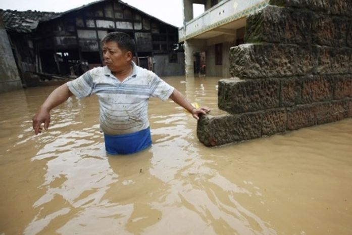 Inundações destruíram mais de 360 mil casas na China em 2010