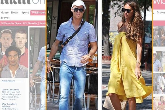 Após anunciar paternidade, Cristiano Ronaldo almoça com namorada