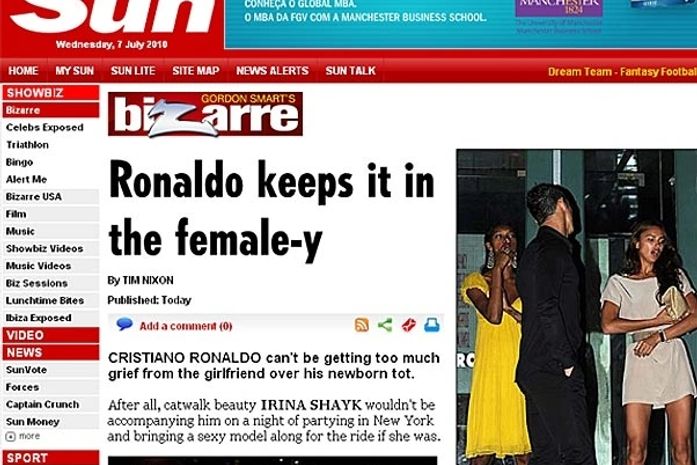 Apesar de estar com bebê em casa, Cristiano Ronaldo não larga noitadas