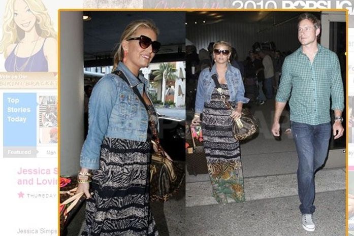 Jessica Simpson volta da Itália bronzeada ao lado do namorado