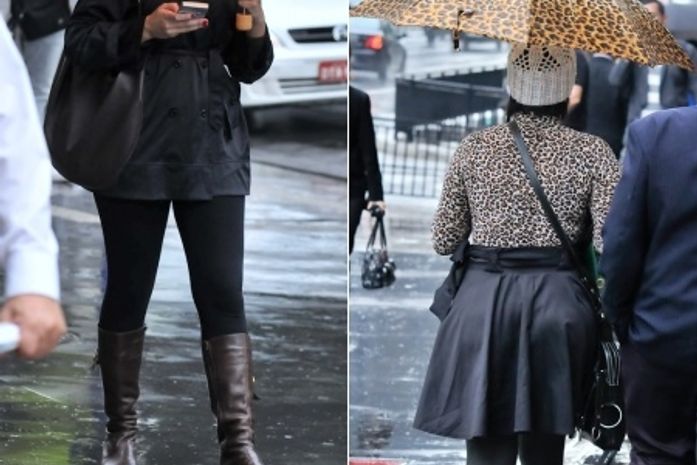 Certo e errado: veja como as pessoas se vestem nos dias de chuva