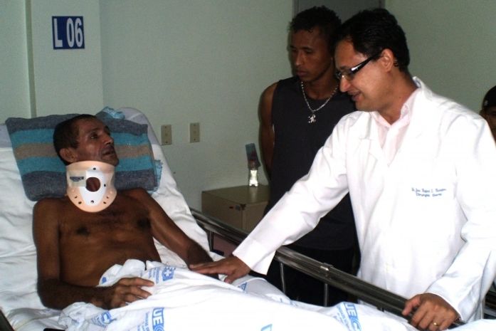 Ciel visita vítimas de acidentes causados por embriaguez