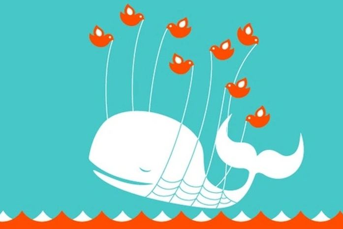 Baleia mostra quando o microblog está fora do ar 