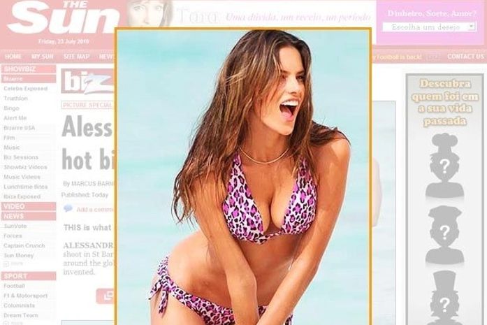 Alessandra Ambrosio mostra o corpaço em campanha