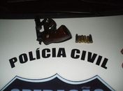Arma foi encontrada com Marcos da Silva