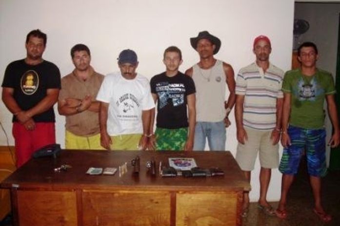 Sete pessoas presas em Coruripe.Acusado de dois homicídios no grupo